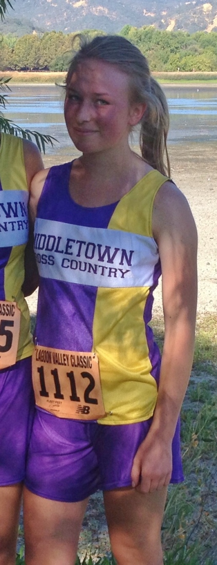 1st place x-country meet Sept 6, 2014