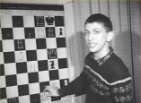 1957 Bobby Fischer going over the Sherwin game -2
